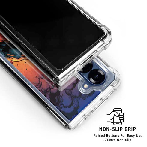 Marvel Black Panther Rise of Black Panther Galaxy Z Fold6 Clear Case